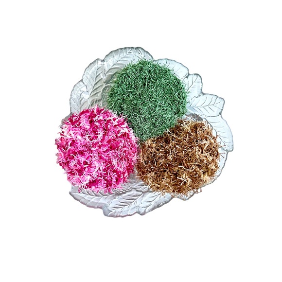 Hand Crafted Colorful Reusable Kitchen Dish Scrubbing Pads Crochet Polyester - Picture 3 of 6